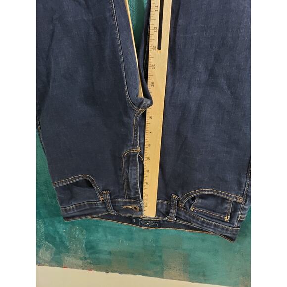 Lucky Brand Jeans Size 6 Womens Blue Stretch Pant Denim Mid Rise Brooke Straight - Picture 7 of 13